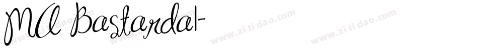 MA Bastarda1字体转换
